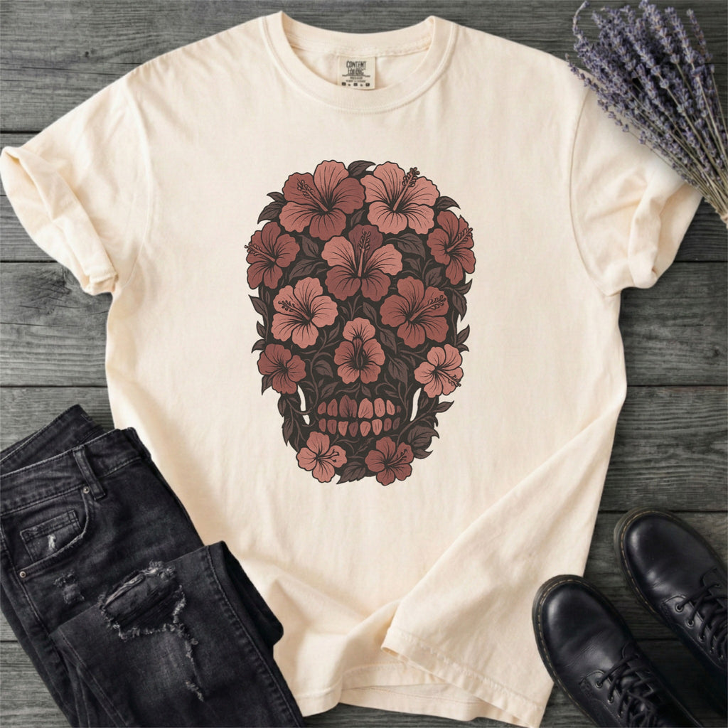 Hibiscus Skull T-Shirt