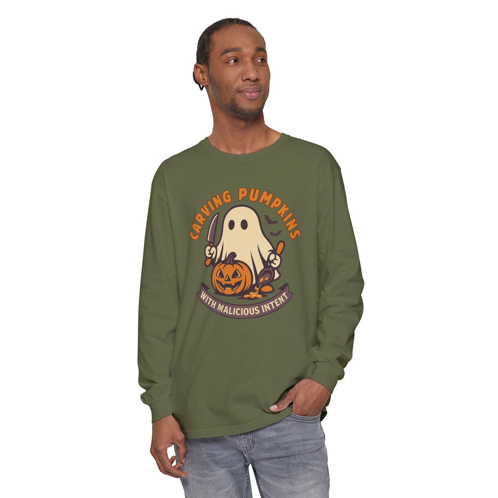 Carving Pumpkins Evolved Long Sleeve T-Shirt