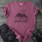 Garden Witch Floral Hat T-Shirt