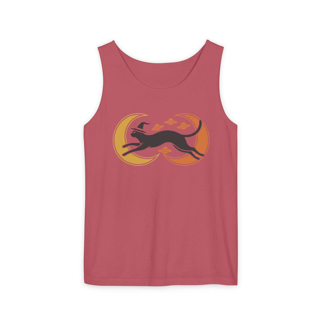 Witch Cat Celestial Ufo Tank Top