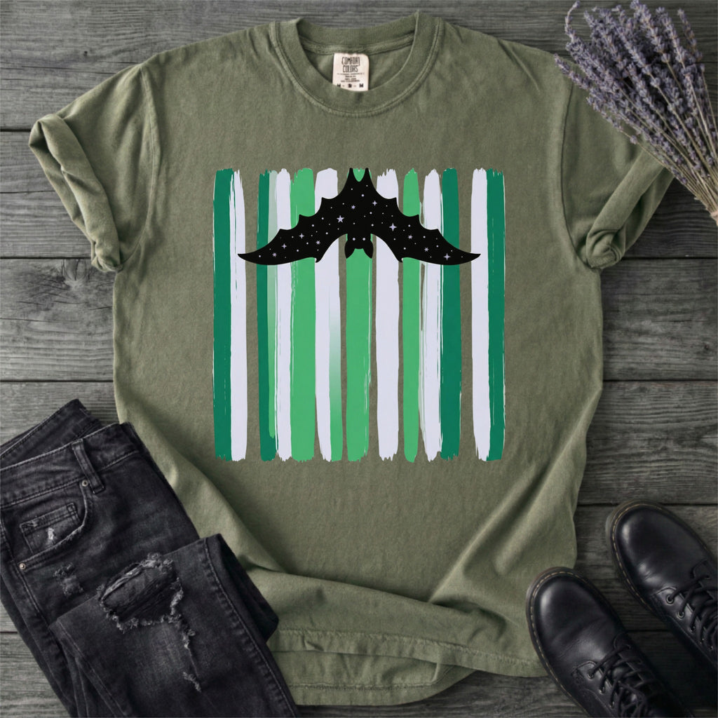 Celestial Dopamine Maximalist Bat T-Shirt
