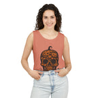 Pumpkin Skull Tank Top