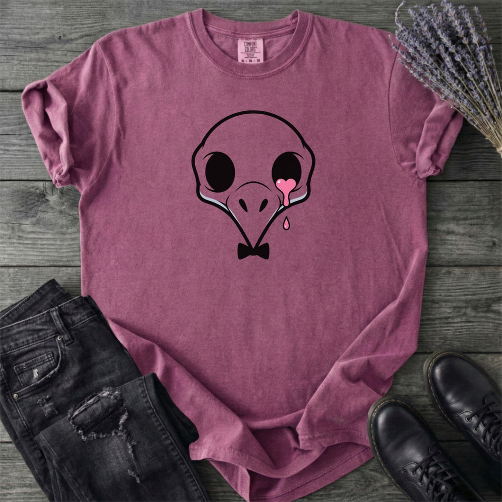 Crying Raven Skull T-Shirt