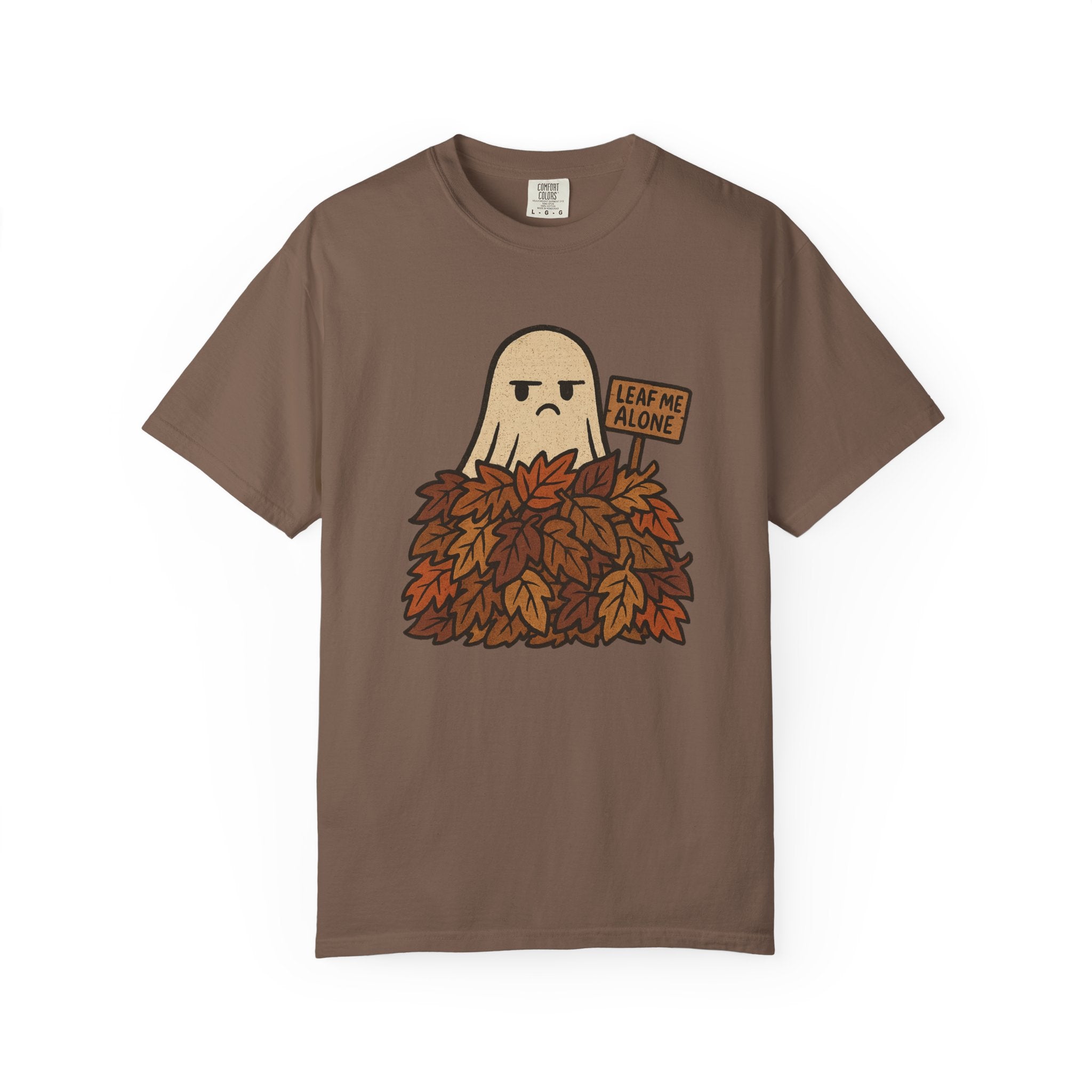 Ghost Shirt Leaf Me Alone Introvert T-Shirt