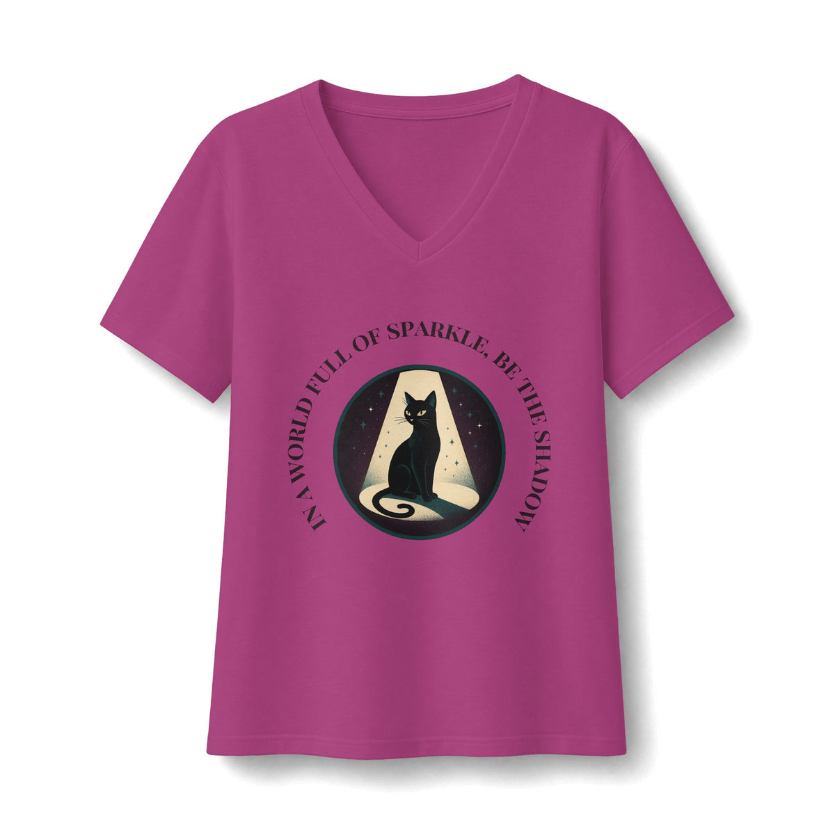 be the shadow V-Neck T-Shirt