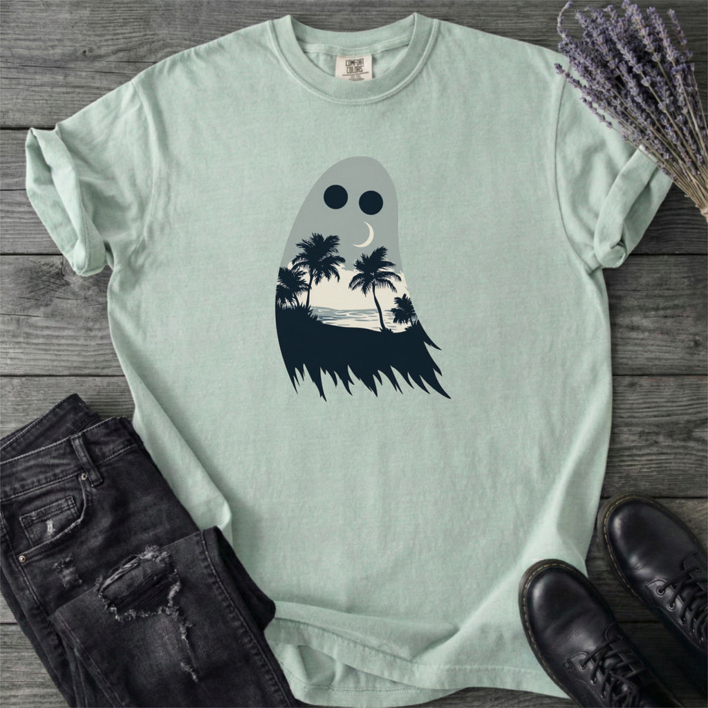Tropical Ghost Silhouette T-Shirt