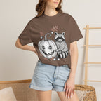 Raccoon And Pumpkin T-Shirt