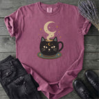 Celestial Cat Coffee T-Shirt
