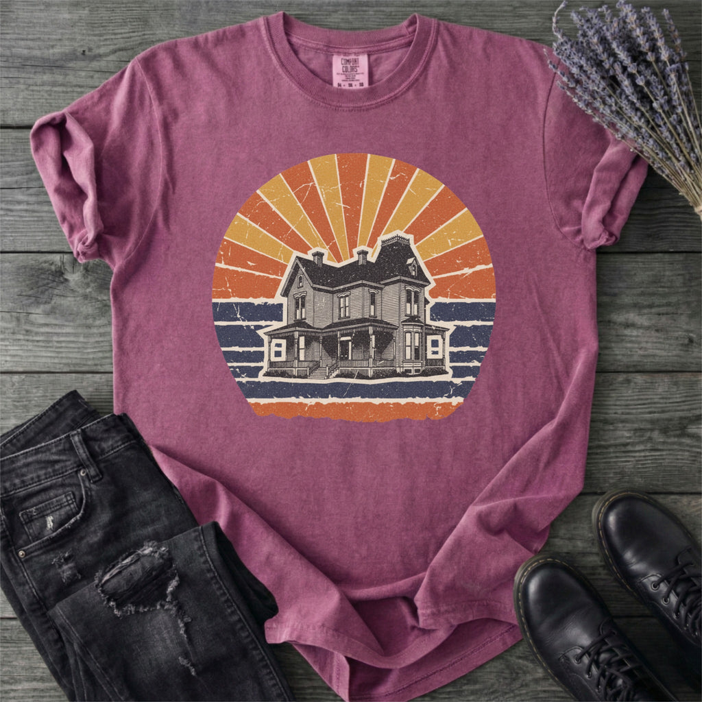 Grunge Haunted House T-Shirt