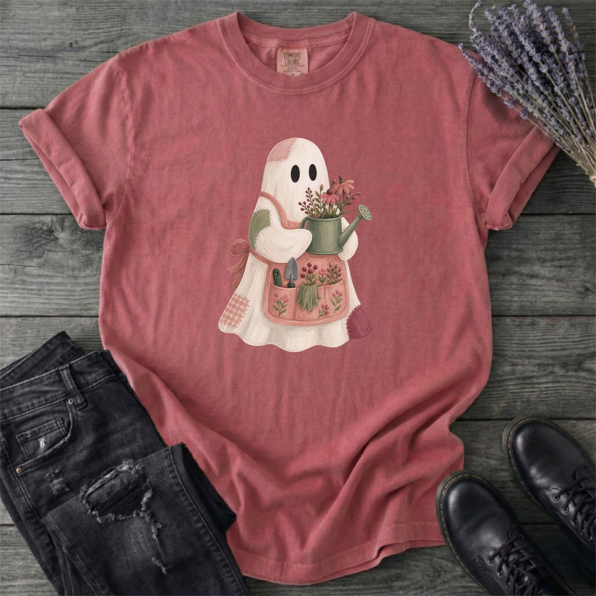 Patchwork Garden Ghost T-Shirt
