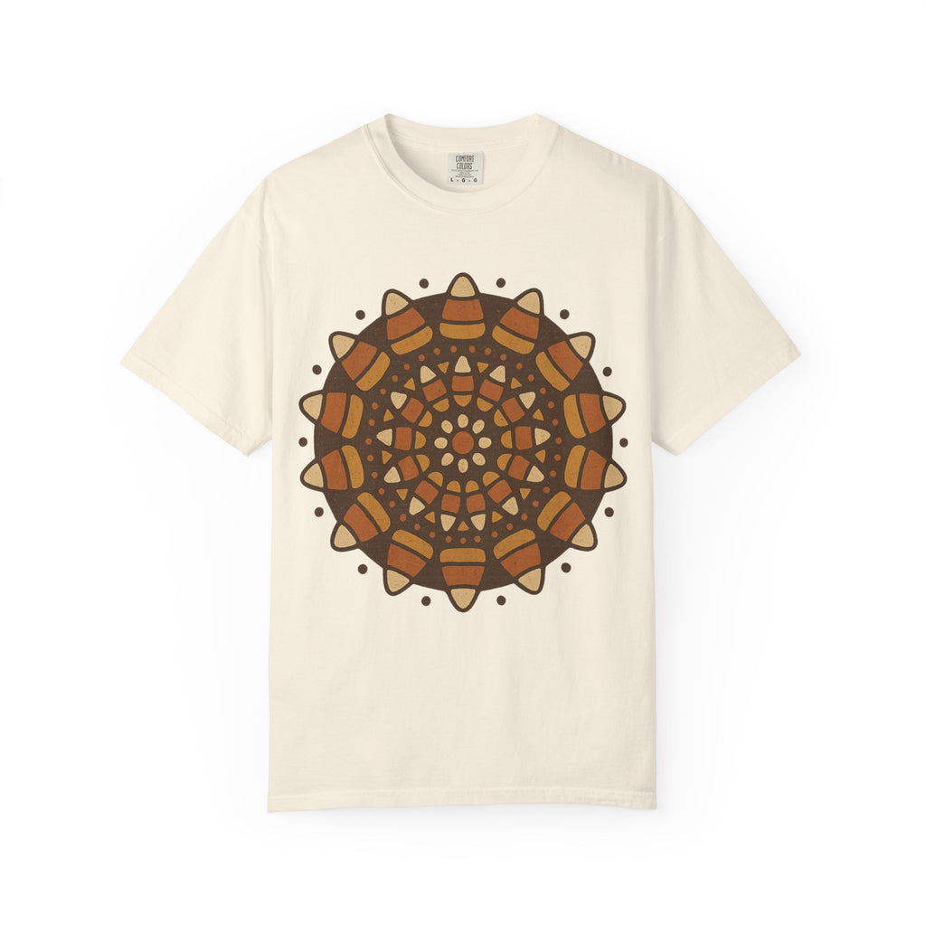 Candy Corn Mandala T-Shirt