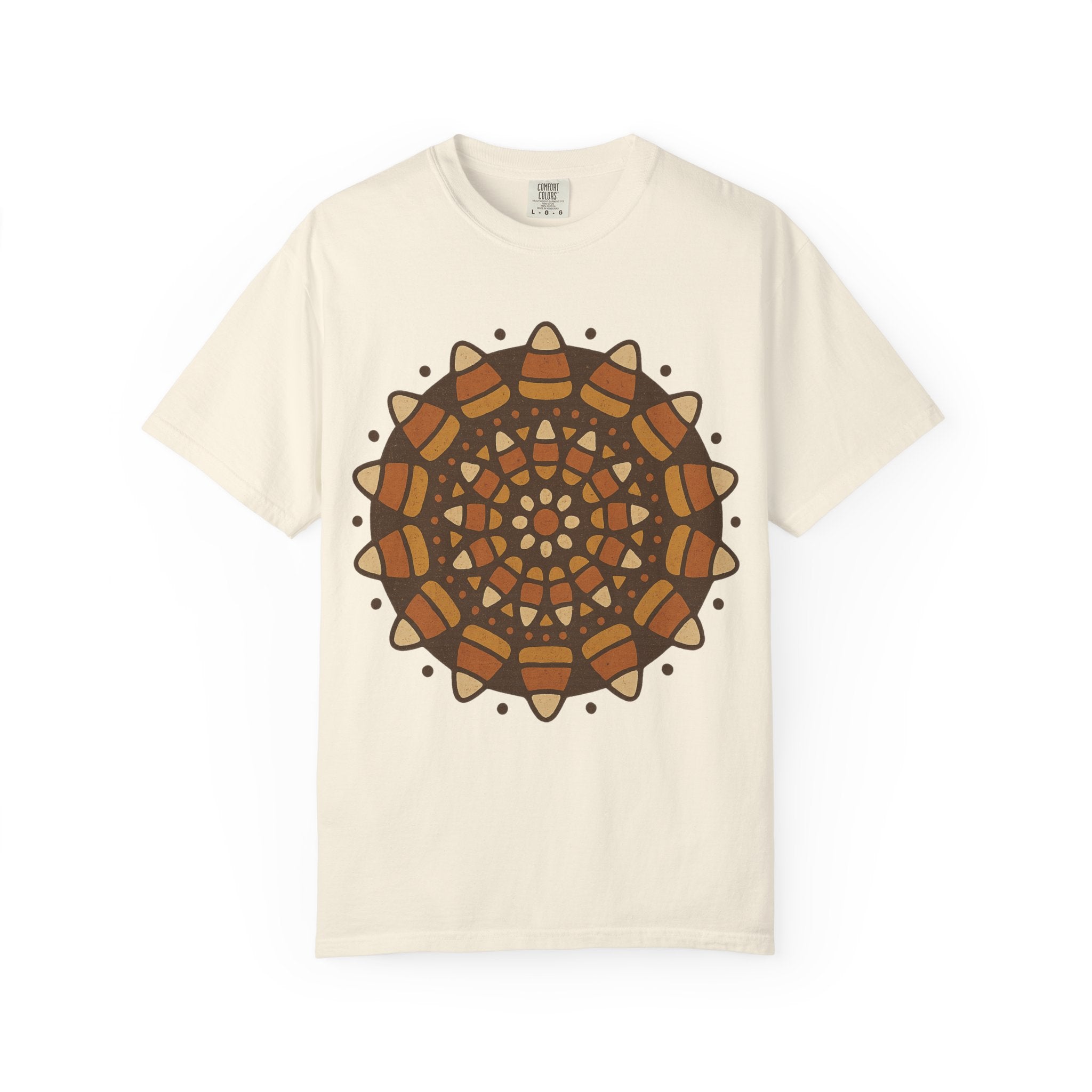 Candy Corn Mandala T-Shirt