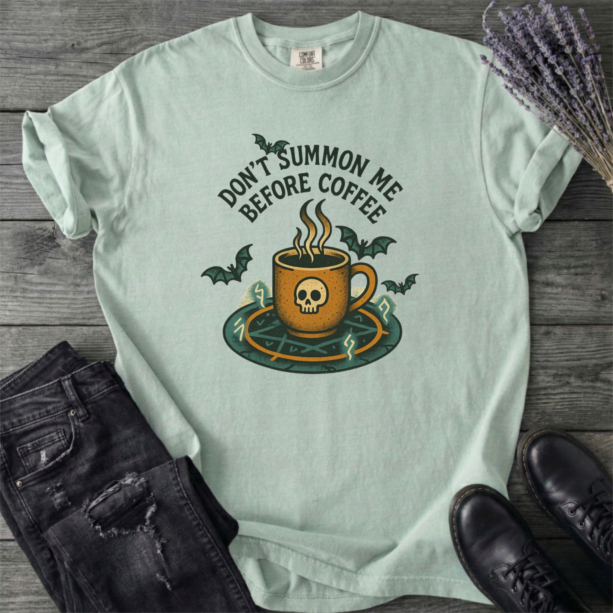 Don't Summon Me Before Coffee T-Shirt