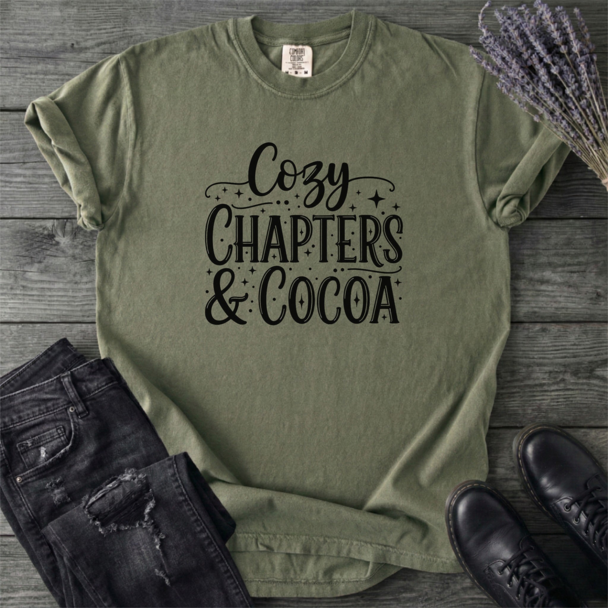 Cozy Chapters & Cocoa T-Shirt