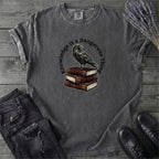 Knowledge Is A Dangerous Thing Raven And Books T-Shirt