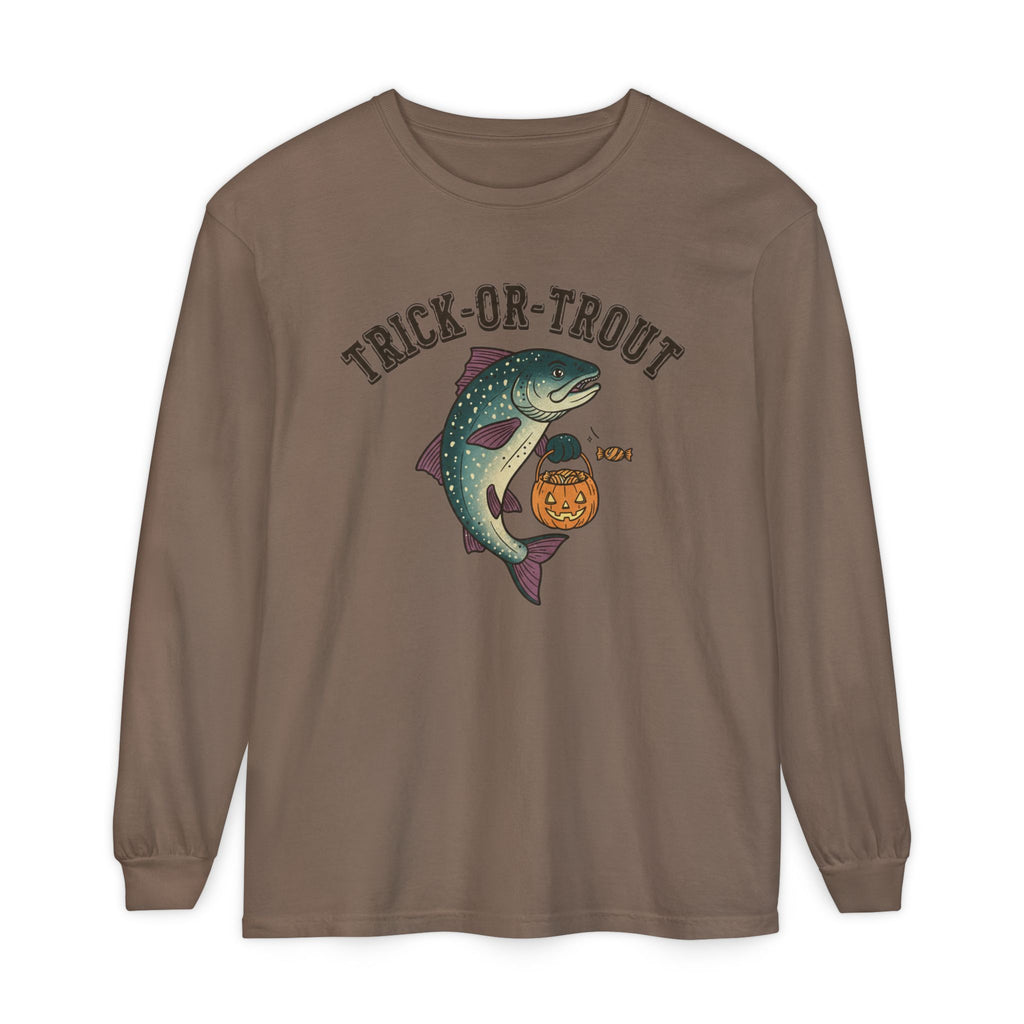 Trick Or Trout Long Sleeve T-Shirt