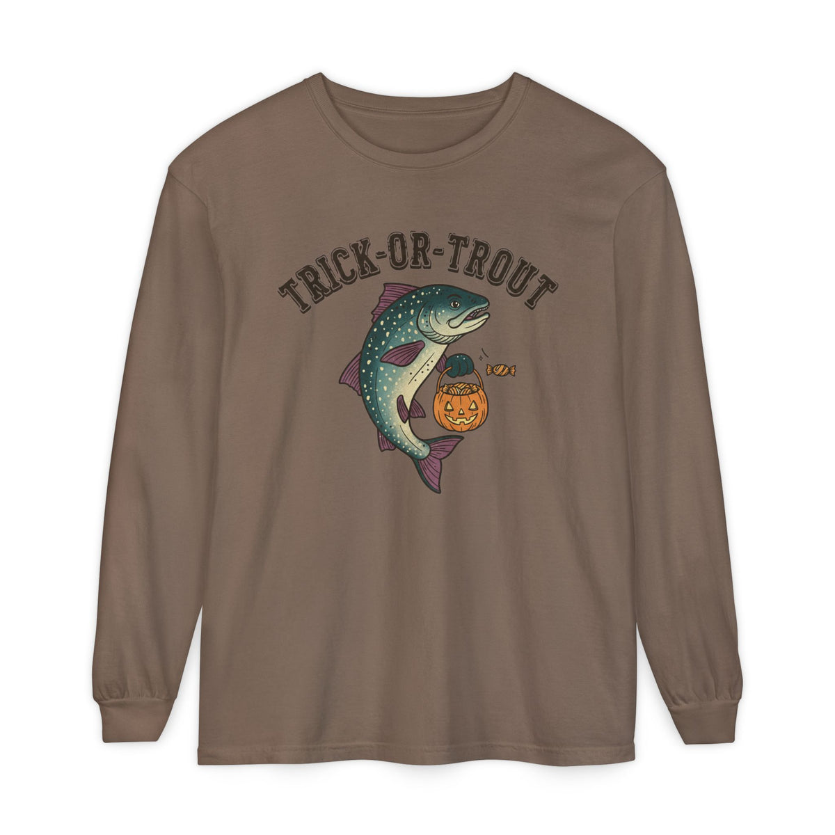 Trick Or Trout Long Sleeve T-Shirt
