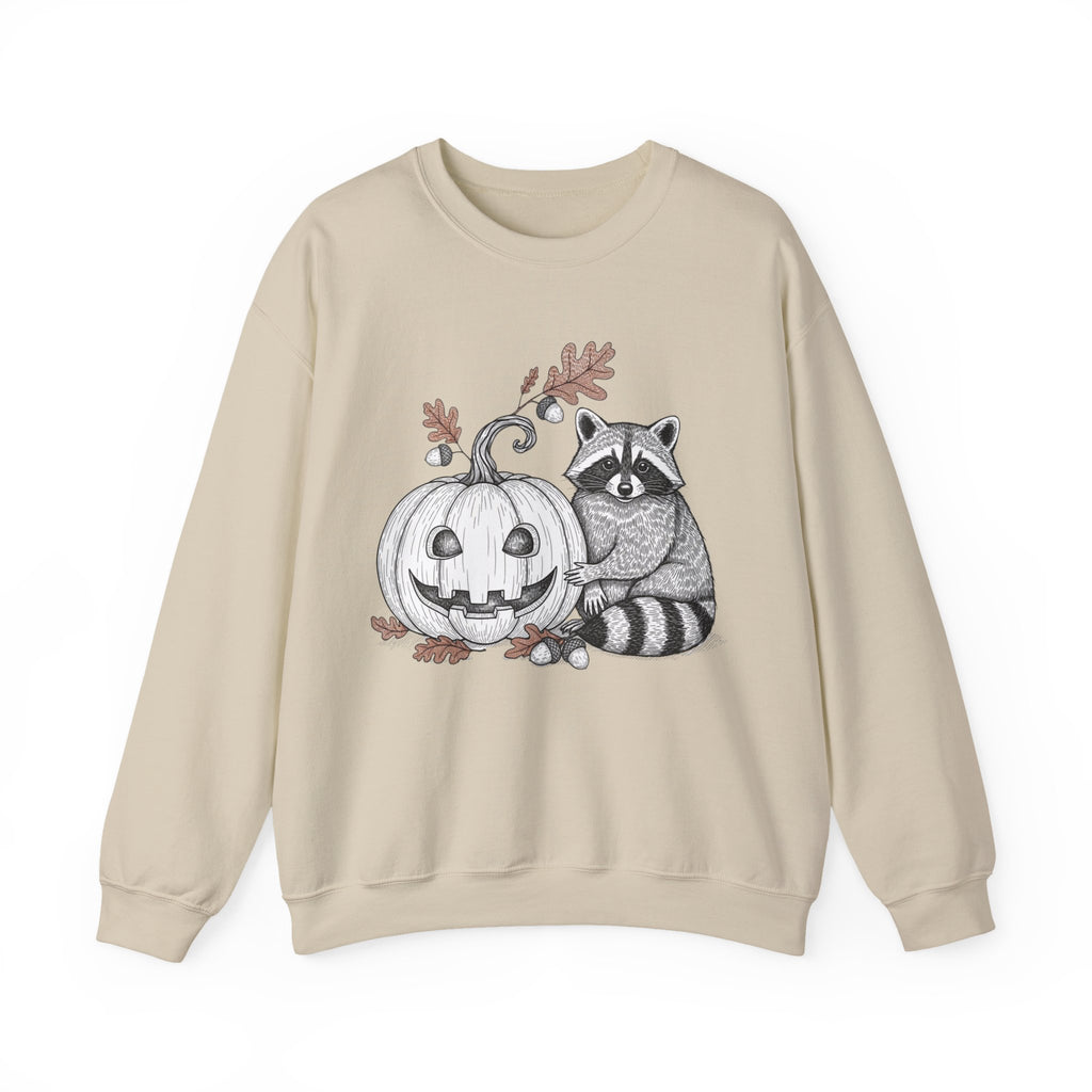 Raccoon And Pumpkin Sweatshirt