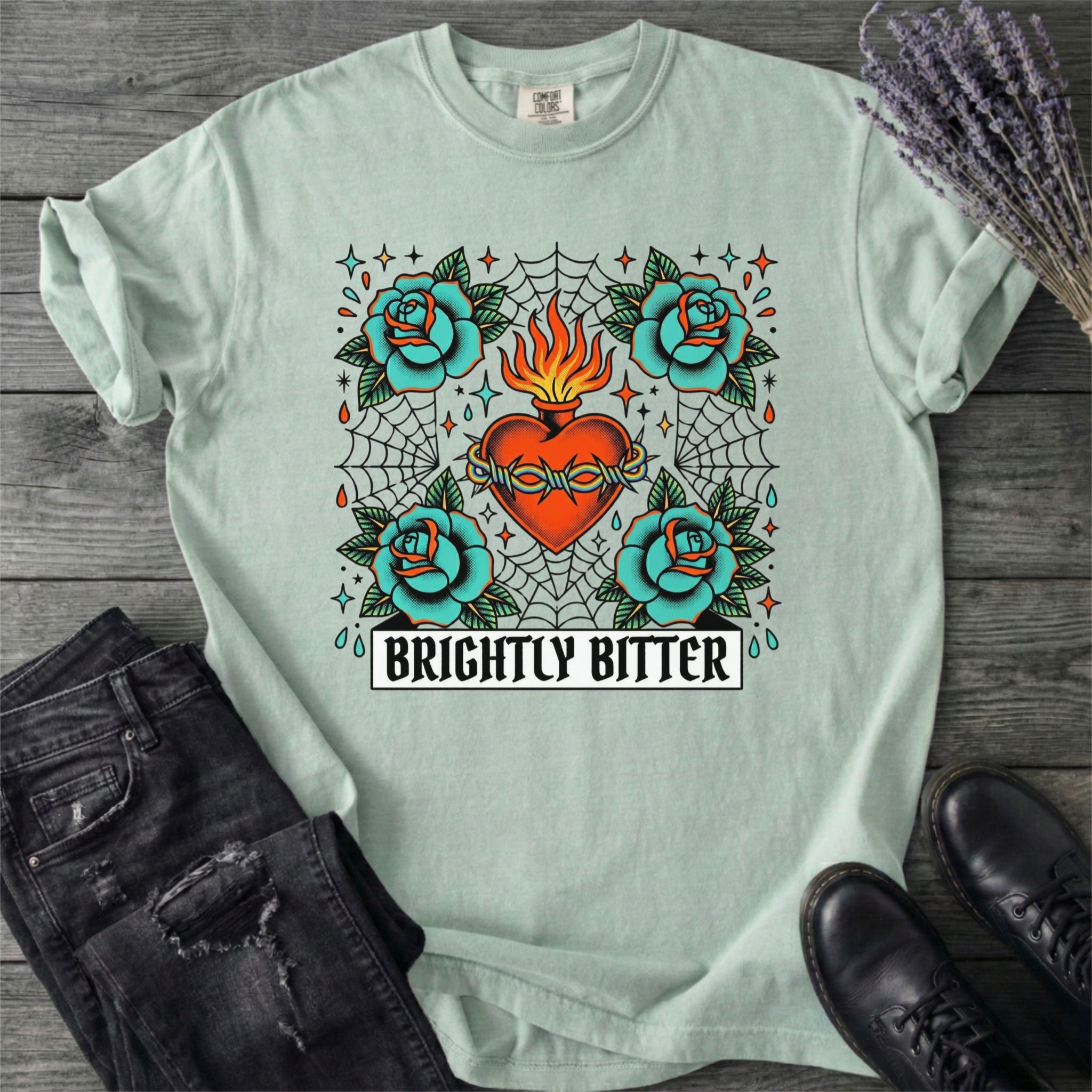 Brightly Bitter Tattoo Flash T-Shirt