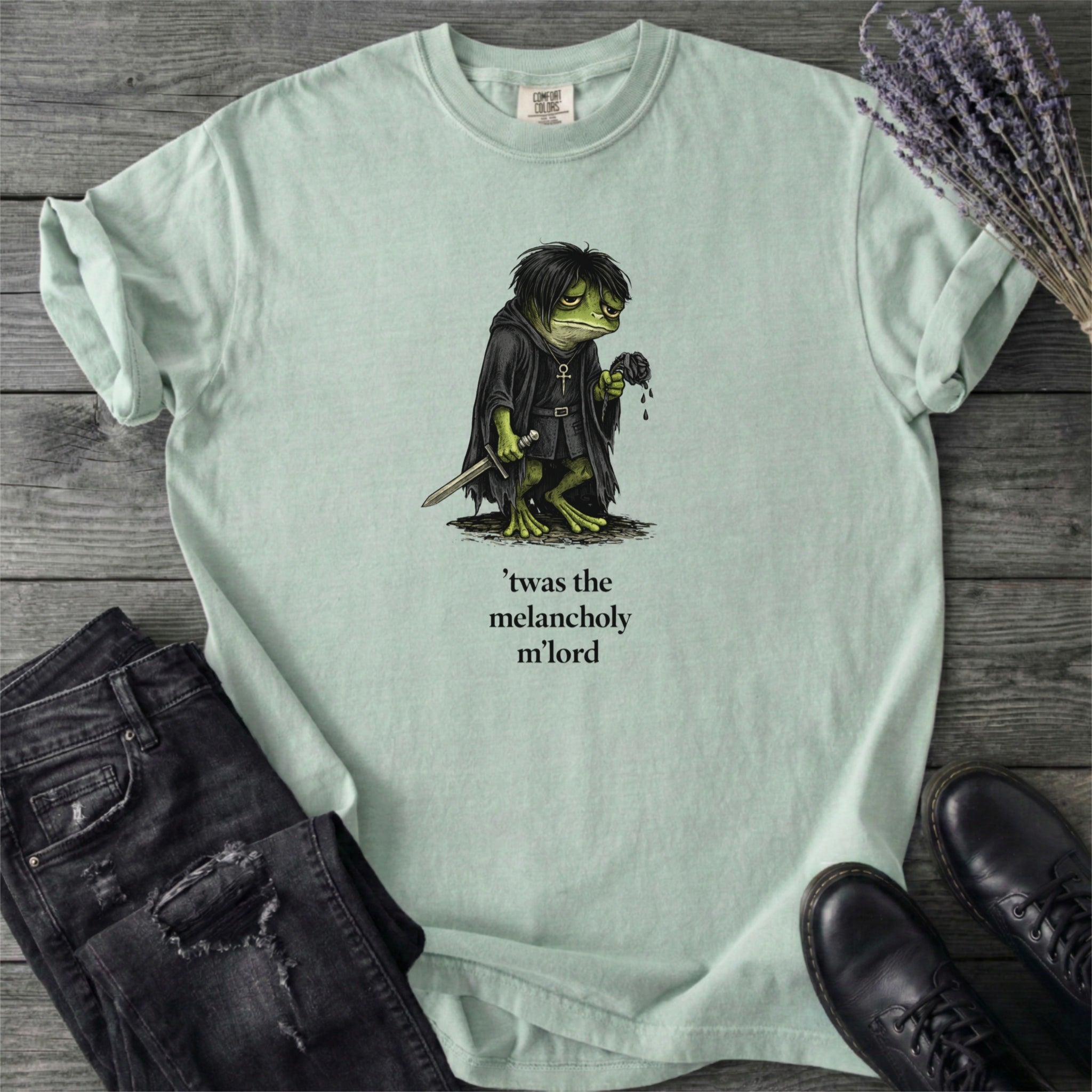 Melancholy Goth Frog Lord T-Shirt