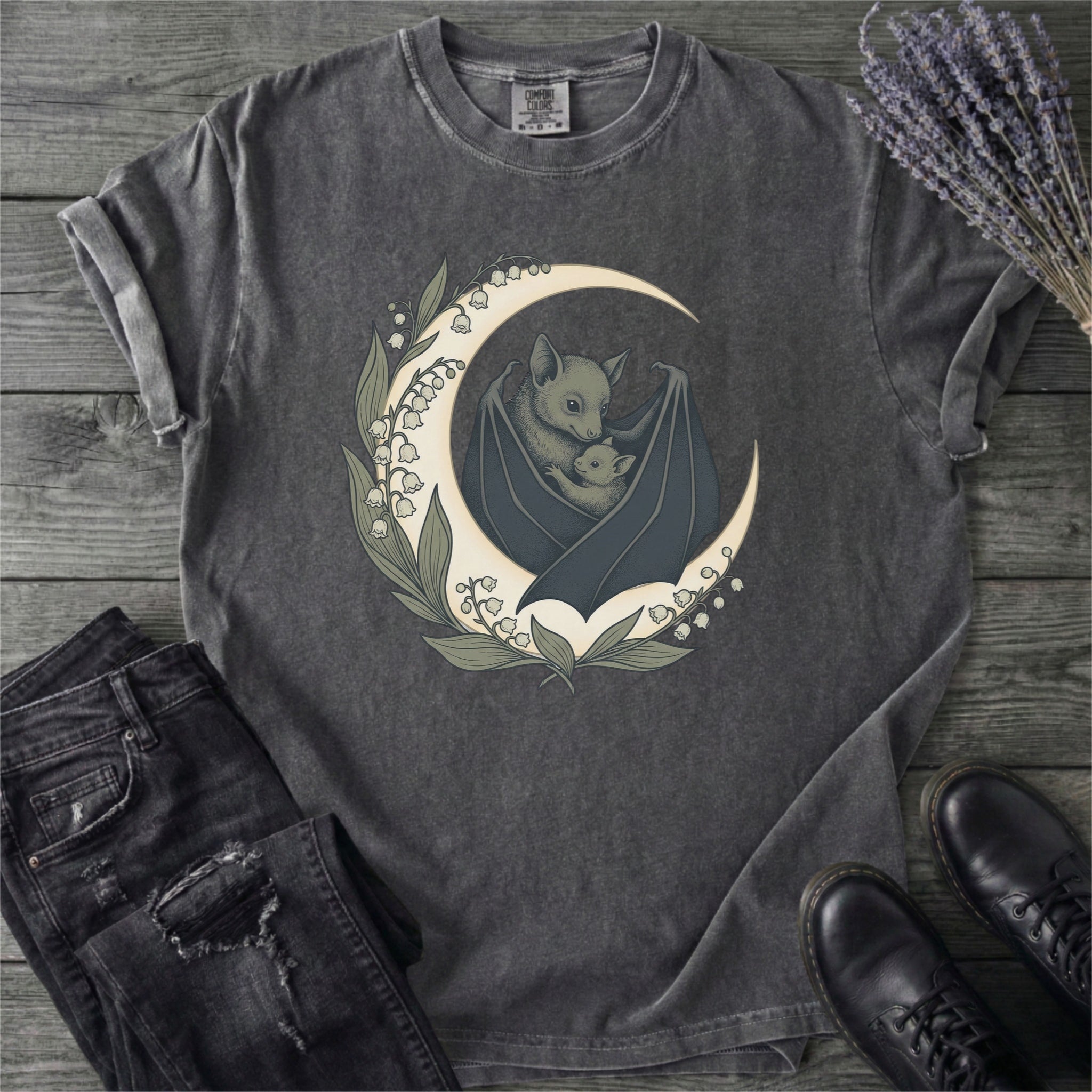 Mom And Baby Bat T-Shirt