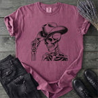 Cowboy Hat Skeleton Western T-Shirt