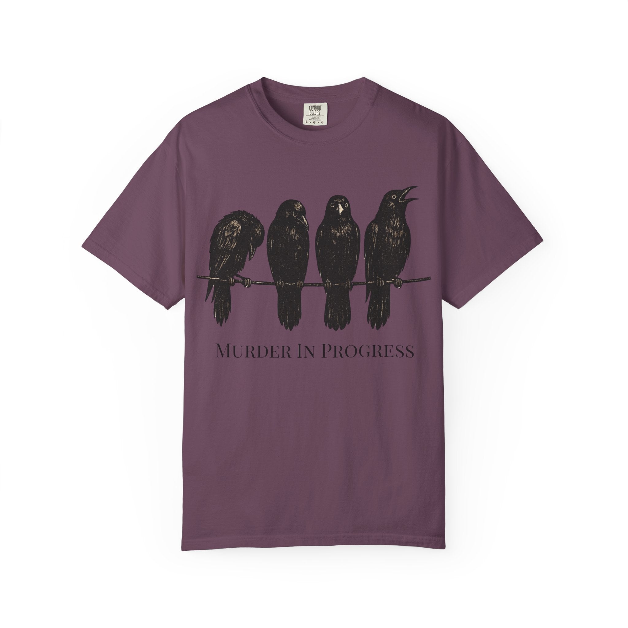 Murder In Progress Crow T-Shirt