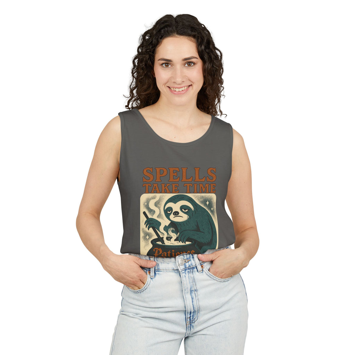 Spells Take Time Tank Top
