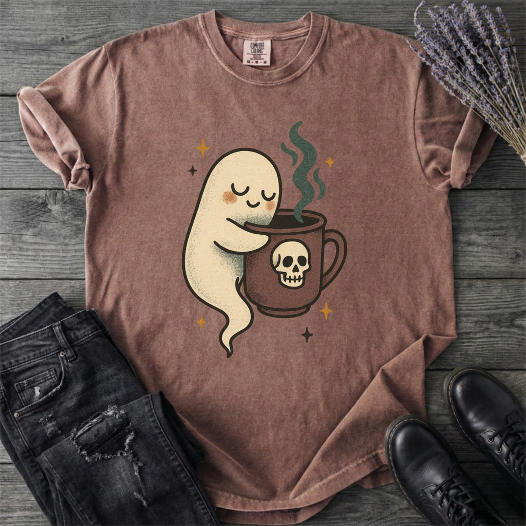 Ghost Coffee Hug T-Shirt