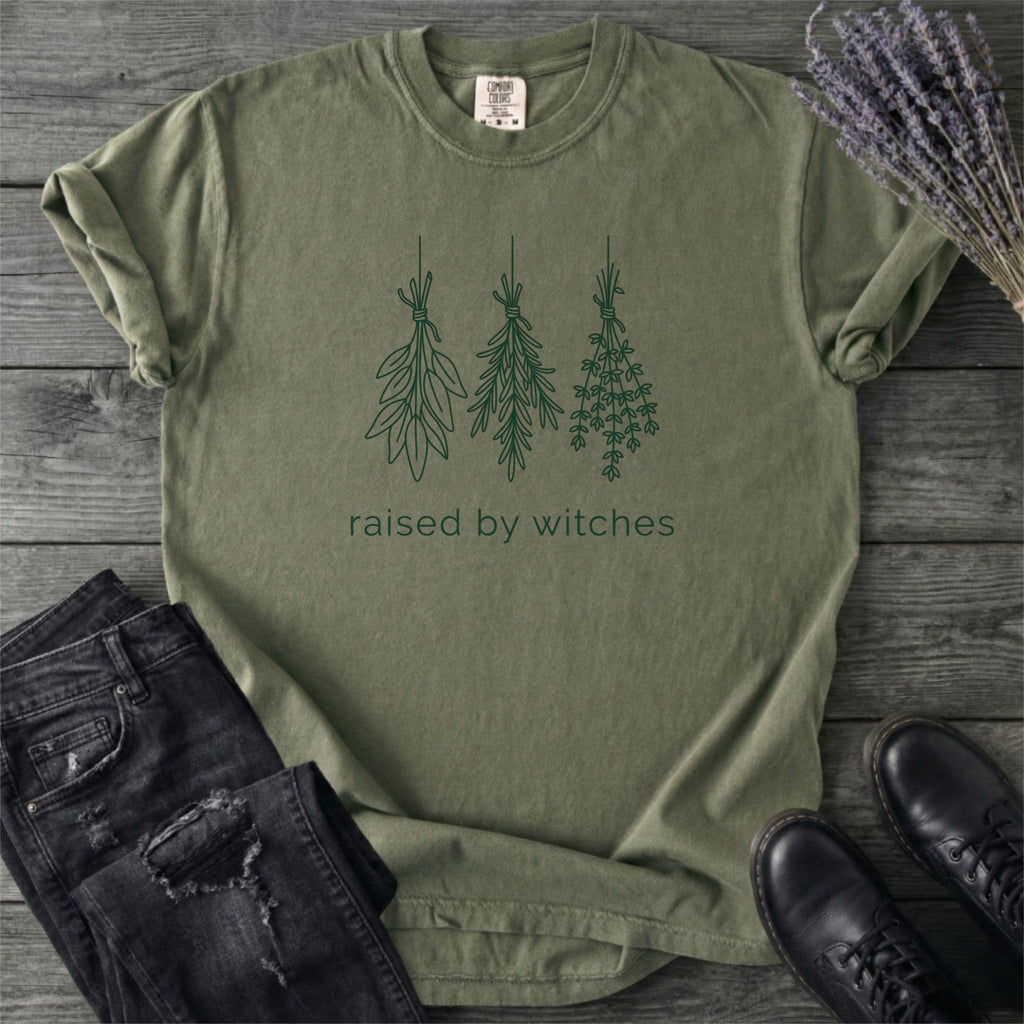 Raised By Witches Minimal T-Shirt