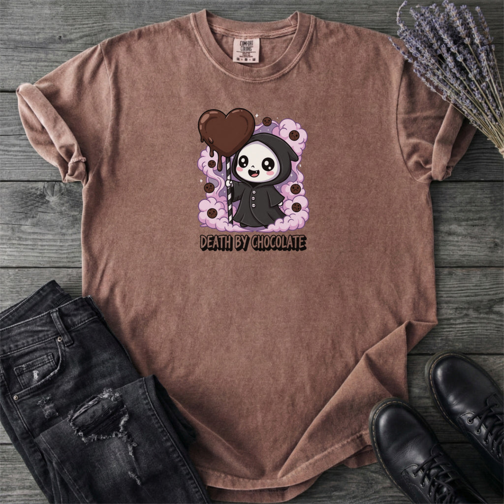 Grim Reaper Death By Chocolate T-Shirt