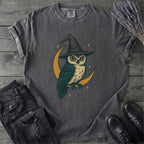 Crescent Moon Witch Owl T-Shirt