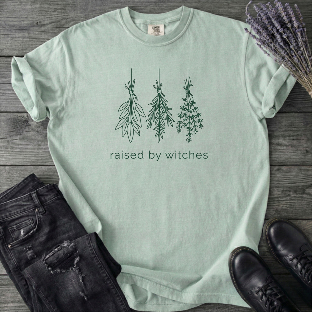 Raised By Witches Minimal T-Shirt