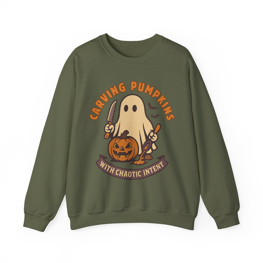 Carving Pumpkins Chaotic Sweatshirt