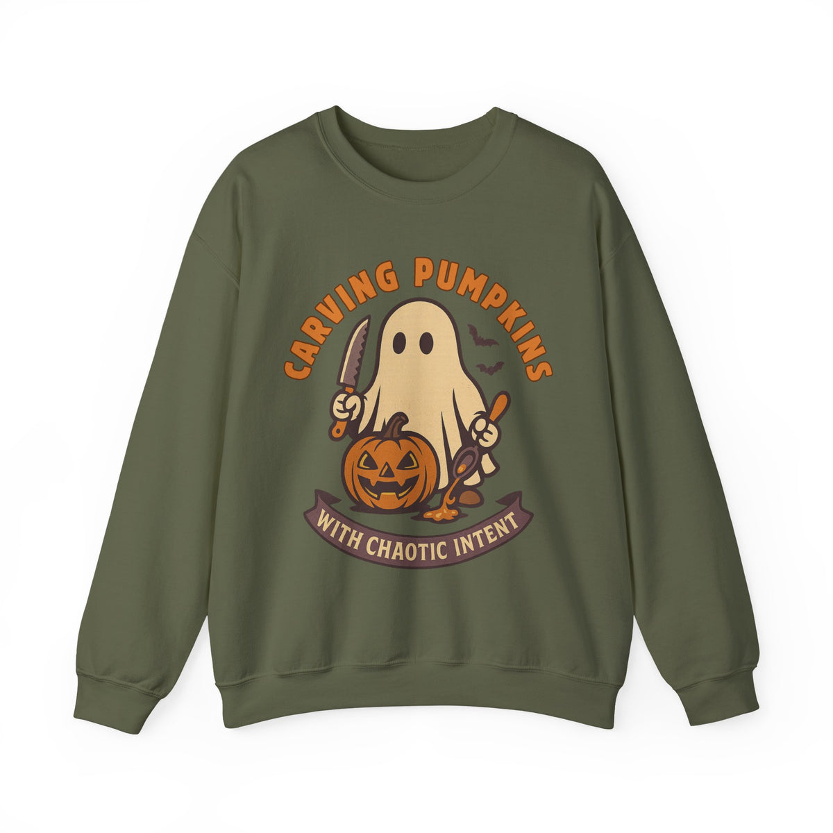 Carving Pumpkins Chaotic Sweatshirt