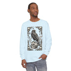 Raven Skull Card Long Sleeve T-Shirt