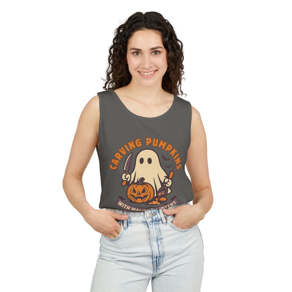 Carving Pumpkins Evolved Tank Top