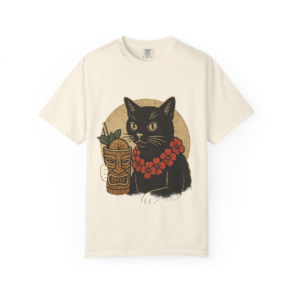 Tiki Bar Black Cat T-Shirt