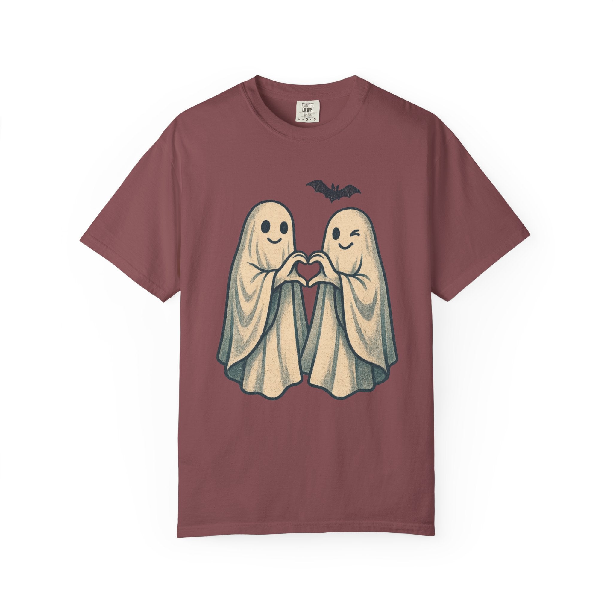 Two Ghosts Heart Hands T-Shirt