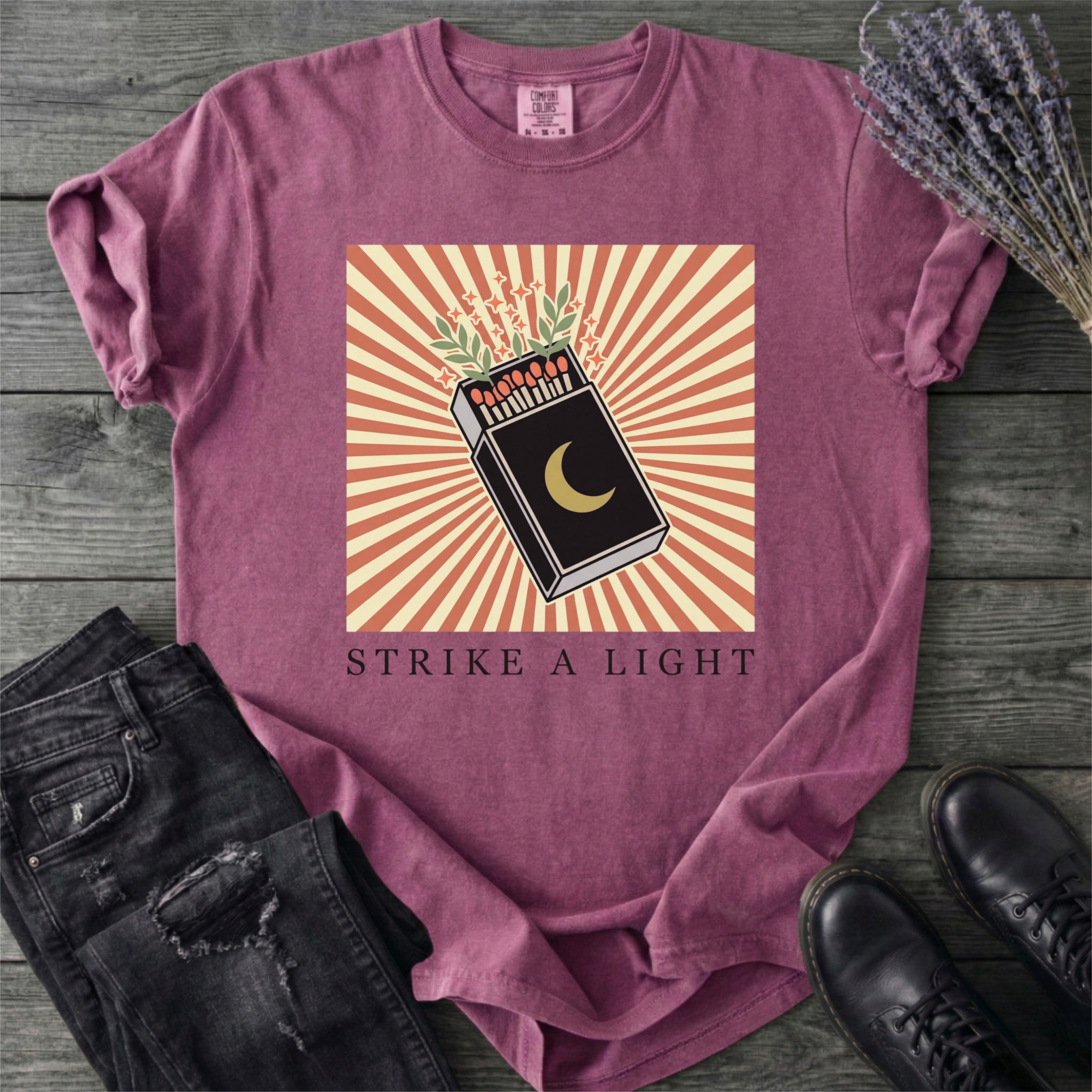 Strike A Light Matchbook T-Shirt