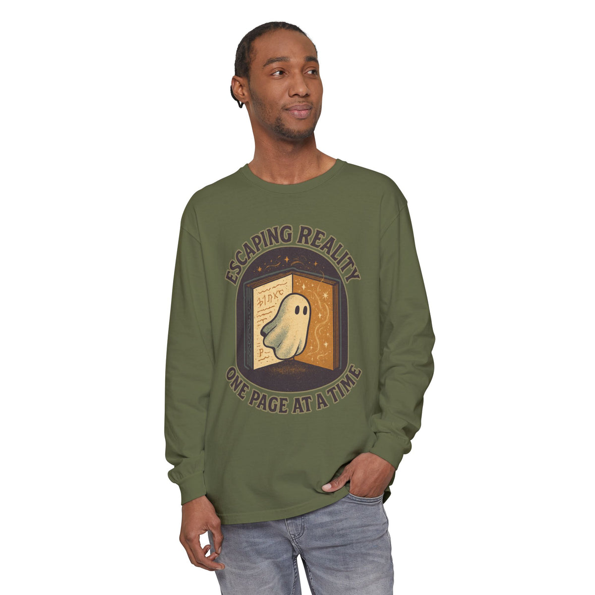 Escaping Reality One Page At A Time Long Sleeve T-Shirt