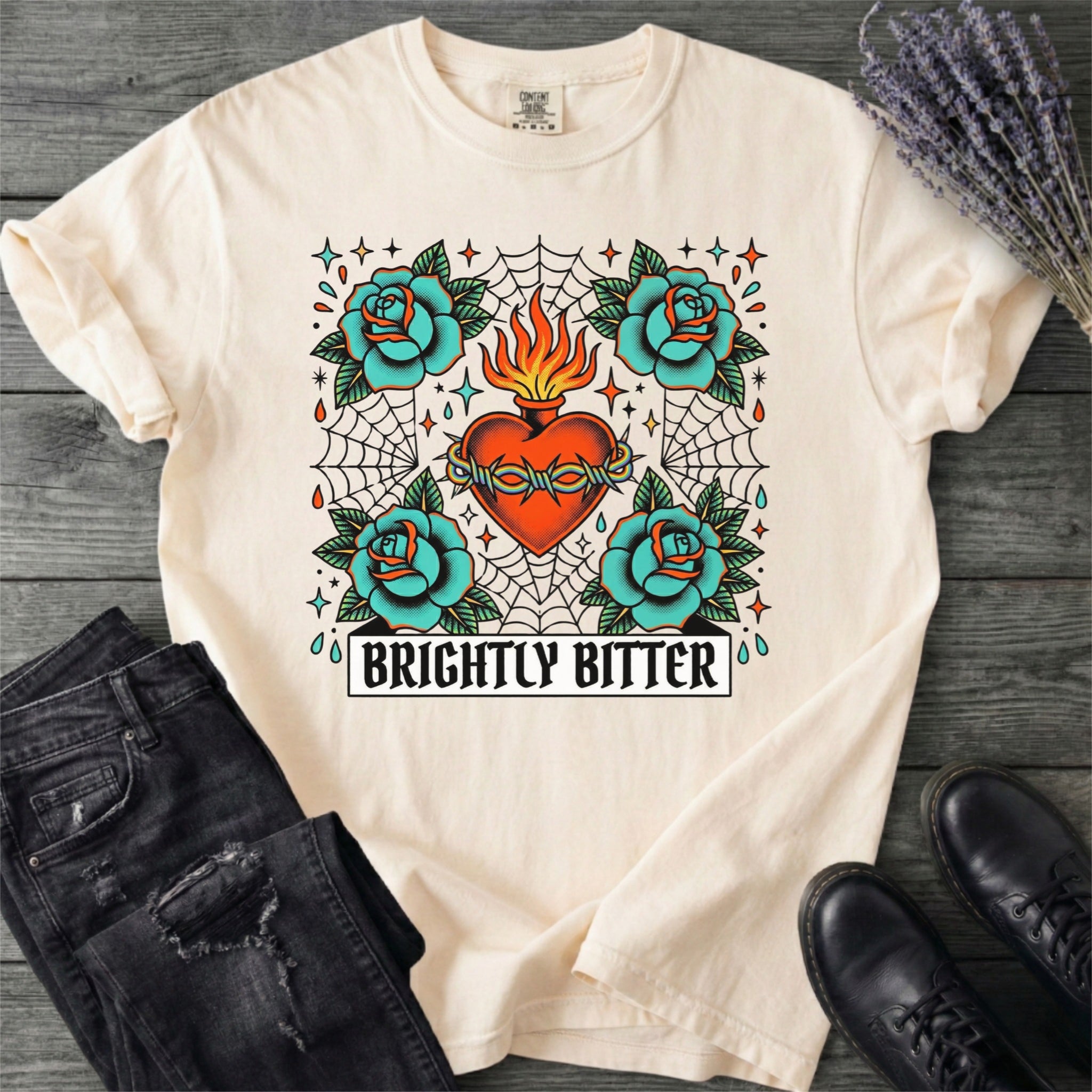 Brightly Bitter Tattoo Flash T-Shirt