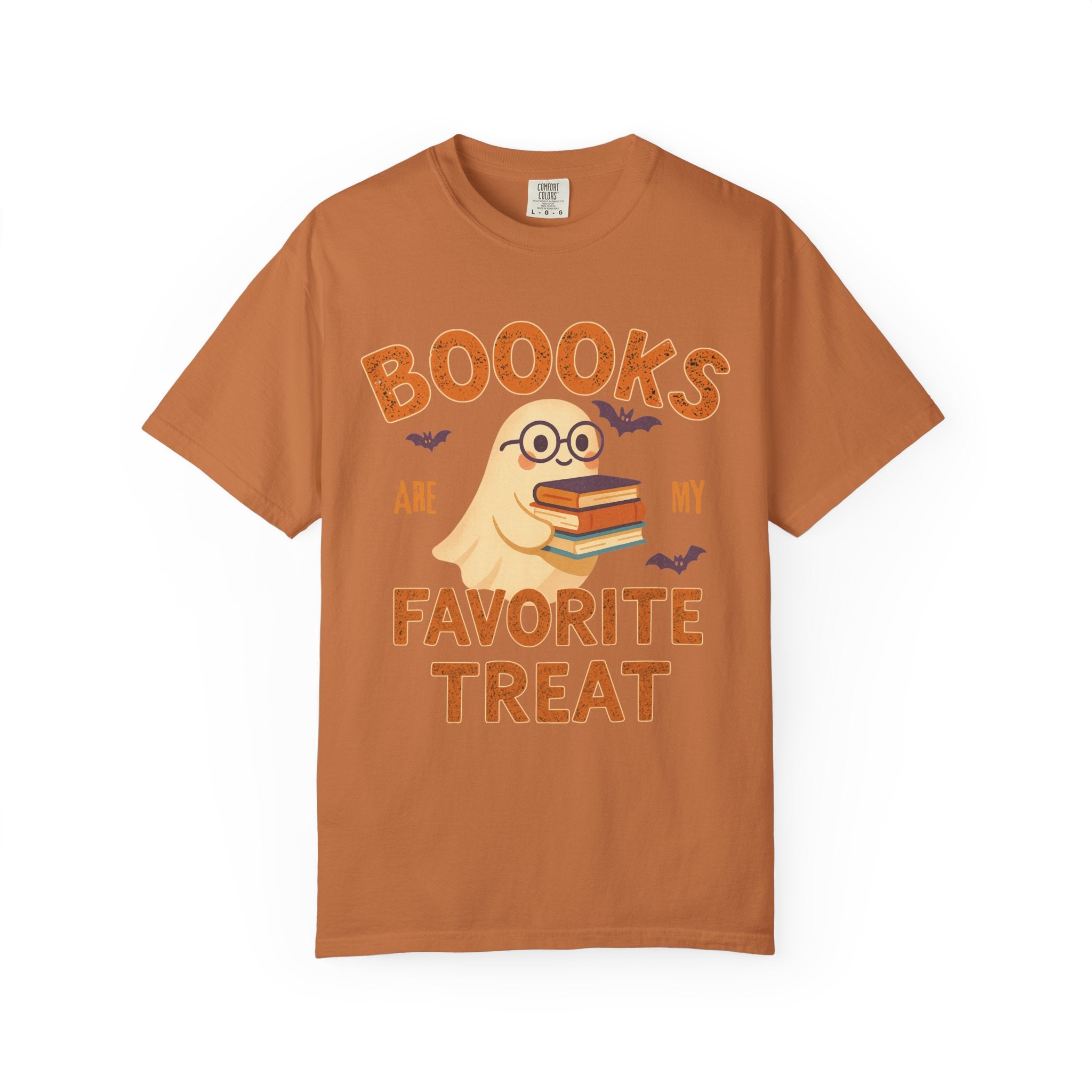 Books Are My Favorite Treat Ghost T-Shirt