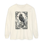 Raven Skull Card Long Sleeve T-Shirt