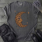 Leopard Print Crescent Moon T-Shirt