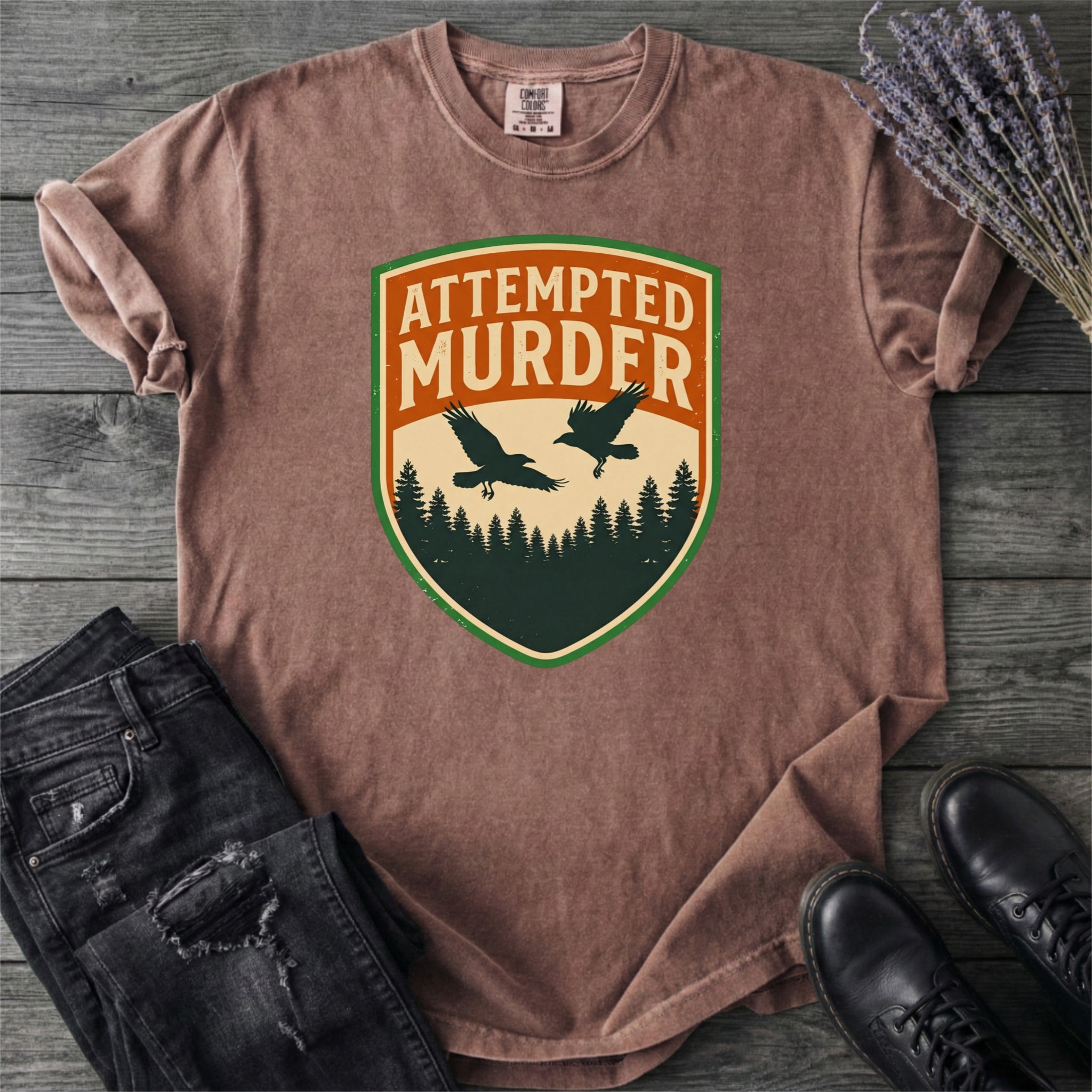 Attempted Murder Crows T-Shirt