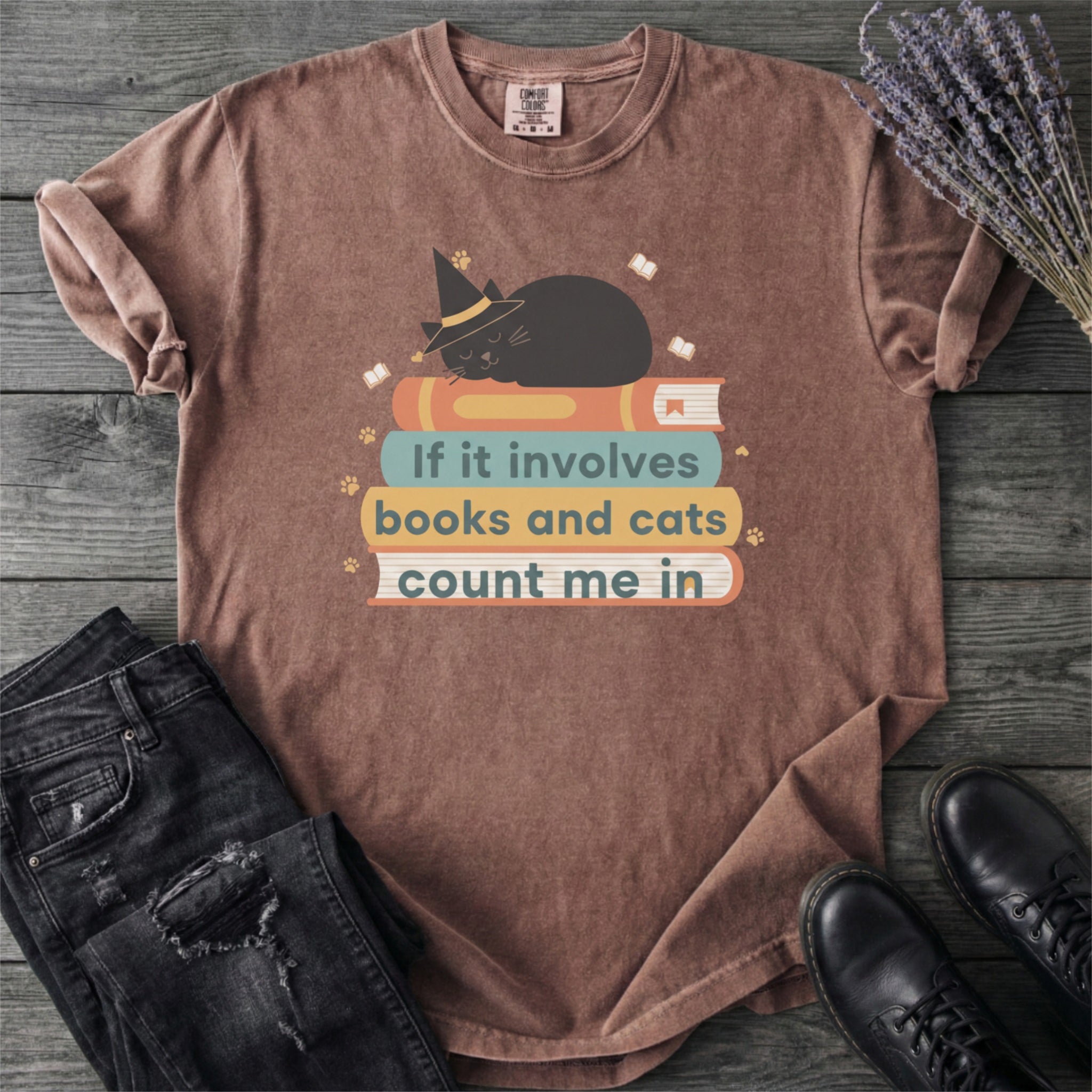 Books And Cats T-Shirt