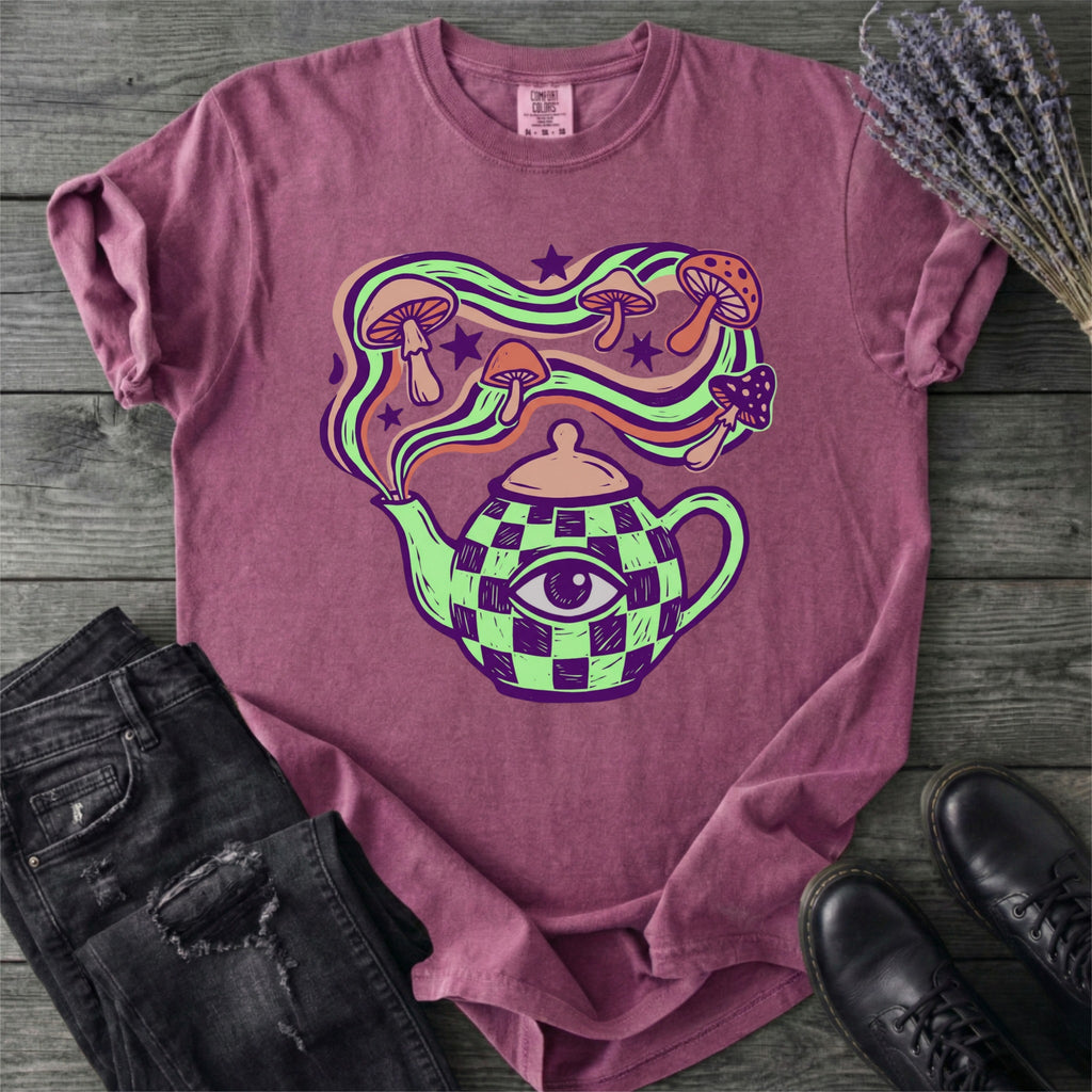 Psychedelic Teapot Mushrooms T-Shirt