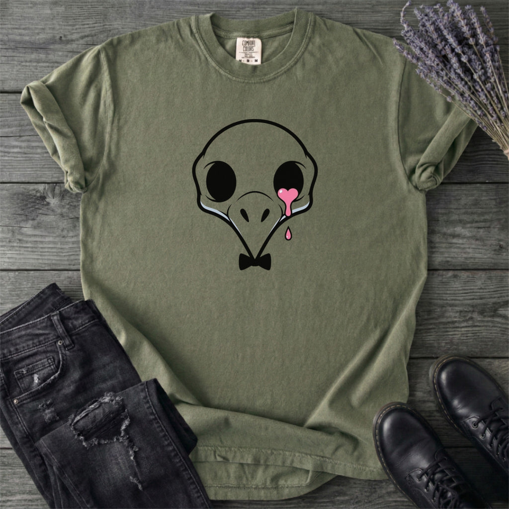 Crying Raven Skull T-Shirt