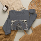 Raven Skull Card Sweatshirt
